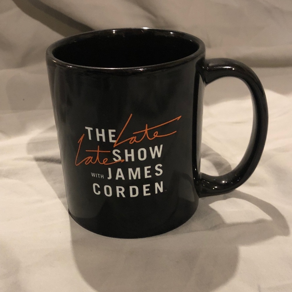 The Late Late Show with James Corden Black Logo Mug